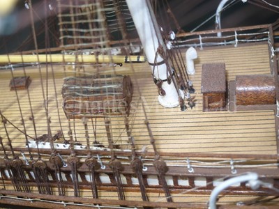 Lot 11 - A DETAILED STATIC DISPLAY MODEL OF THE CLIPPER SHIP CORIOLANUS