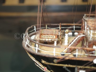 Lot 11 - A DETAILED STATIC DISPLAY MODEL OF THE CLIPPER SHIP CORIOLANUS