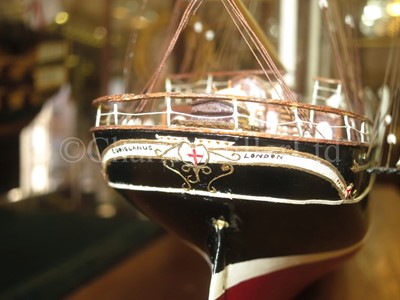 Lot 11 - A DETAILED STATIC DISPLAY MODEL OF THE CLIPPER SHIP CORIOLANUS