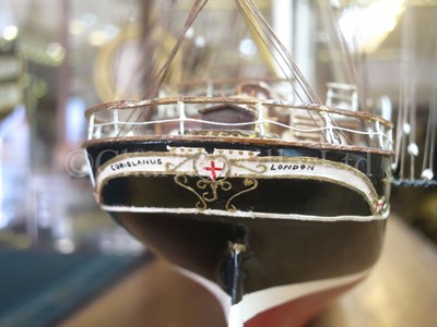 Lot 11 - A DETAILED STATIC DISPLAY MODEL OF THE CLIPPER SHIP CORIOLANUS