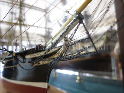 Lot 11 - A DETAILED STATIC DISPLAY MODEL OF THE CLIPPER SHIP CORIOLANUS
