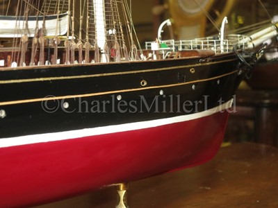 Lot 11 - A DETAILED STATIC DISPLAY MODEL OF THE CLIPPER SHIP CORIOLANUS