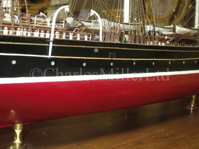 Lot 11 - A DETAILED STATIC DISPLAY MODEL OF THE CLIPPER SHIP CORIOLANUS