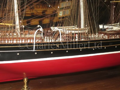 Lot 11 - A DETAILED STATIC DISPLAY MODEL OF THE CLIPPER SHIP CORIOLANUS
