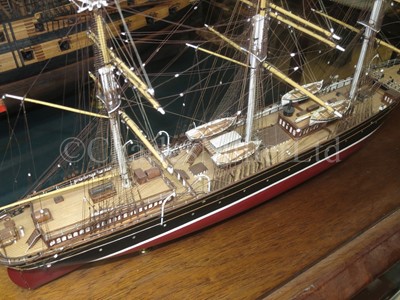 Lot 11 - A DETAILED STATIC DISPLAY MODEL OF THE CLIPPER SHIP CORIOLANUS