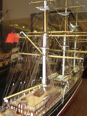 Lot 11 - A DETAILED STATIC DISPLAY MODEL OF THE CLIPPER SHIP CORIOLANUS