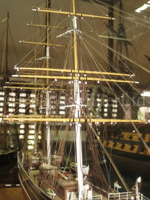 Lot 11 - A DETAILED STATIC DISPLAY MODEL OF THE CLIPPER SHIP CORIOLANUS