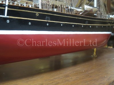Lot 11 - A DETAILED STATIC DISPLAY MODEL OF THE CLIPPER SHIP CORIOLANUS