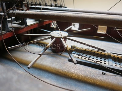 Lot 170 - A 1:48 SCALE ADMIRALTY BOARD STYLE MODEL OF THE 100 GUN FIRST-RATE SHIP OF THE LINE ROYAL WILLIAM AS REBUILT TO THE 1719 ESTABLISHMENT, THOUGHT TO BE 19TH CENTURY