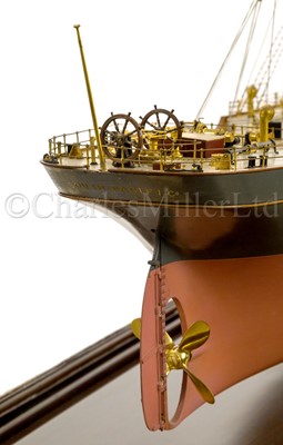 Lot 145 - A FINE BUILDER’S MODEL OF THE S.S. SOUTH PACIFIC BY JOSEPH L. THOMPSON & SONS, SUNDERLAND FOR PACIFIC SHIPPING LTD., 1913