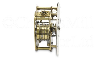Lot 149 - AN EXCEPTIONALLY FINE BULKHEAD SHIP’S CLOCK BY BROCKBANK & ATKINS, LONDON, CIRCA 1855