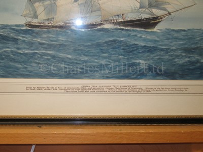 Lot 9 - ERIC TUFNELL (BRITISH, 1888-1979) : The China tea clipper ‘Sir Lancelot’