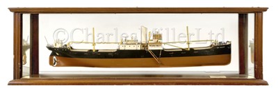 Lot 161 - A BUILDER’S MIRROR-BACK HALF MODEL FOR THE S.S. SEA VALOUR BUILT BY S.P. AUSTIN & SON, SUNDERLAND, FOR THE DOVER NAVIGATION CO. LTD, 1930
