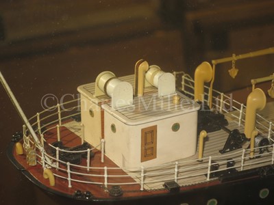 Lot 161 - A BUILDER’S MIRROR-BACK HALF MODEL FOR THE S.S. SEA VALOUR BUILT BY S.P. AUSTIN & SON, SUNDERLAND, FOR THE DOVER NAVIGATION CO. LTD, 1930