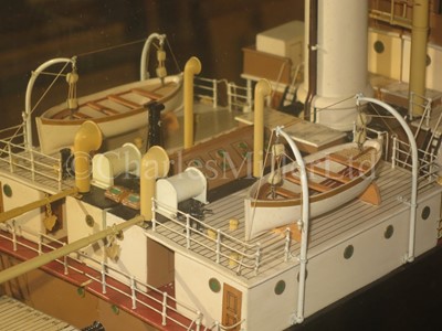 Lot 161 - A BUILDER’S MIRROR-BACK HALF MODEL FOR THE S.S. SEA VALOUR BUILT BY S.P. AUSTIN & SON, SUNDERLAND, FOR THE DOVER NAVIGATION CO. LTD, 1930