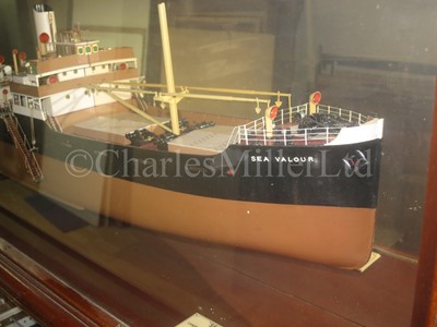 Lot 161 - A BUILDER’S MIRROR-BACK HALF MODEL FOR THE S.S. SEA VALOUR BUILT BY S.P. AUSTIN & SON, SUNDERLAND, FOR THE DOVER NAVIGATION CO. LTD, 1930
