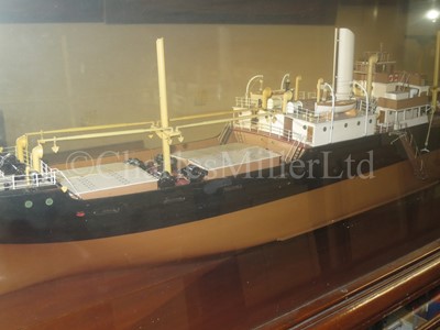 Lot 161 - A BUILDER’S MIRROR-BACK HALF MODEL FOR THE S.S. SEA VALOUR BUILT BY S.P. AUSTIN & SON, SUNDERLAND, FOR THE DOVER NAVIGATION CO. LTD, 1930