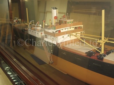 Lot 161 - A BUILDER’S MIRROR-BACK HALF MODEL FOR THE S.S. SEA VALOUR BUILT BY S.P. AUSTIN & SON, SUNDERLAND, FOR THE DOVER NAVIGATION CO. LTD, 1930