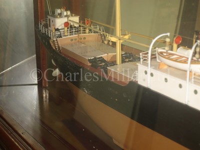 Lot 161 - A BUILDER’S MIRROR-BACK HALF MODEL FOR THE S.S. SEA VALOUR BUILT BY S.P. AUSTIN & SON, SUNDERLAND, FOR THE DOVER NAVIGATION CO. LTD, 1930