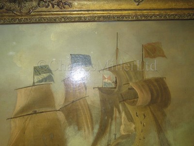 Lot 181 - A set of three pictures commissioned by John Jervis (1735-1823), later Earl St. Vincent, to commemorate his victory at the Battle of Cape St. Vincent, 14th February, 1797
