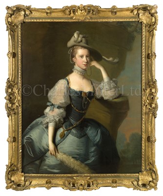 Lot 182 - THOMAS HUDSON (BRITISH, 1701-1779) ; Portrait of Catherine [‘Kitty’] Jervis, circa 1755
