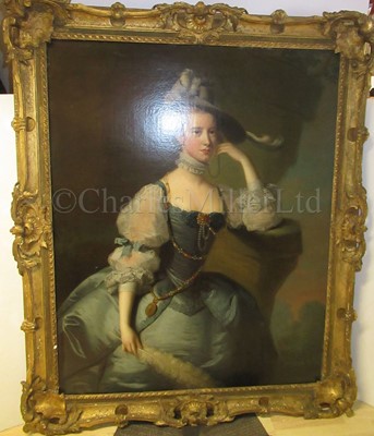 Lot 182 - THOMAS HUDSON (BRITISH, 1701-1779) ; Portrait of Catherine [‘Kitty’] Jervis, circa 1755