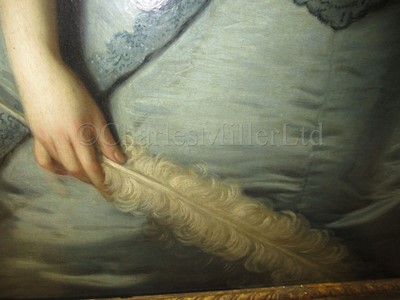 Lot 182 - THOMAS HUDSON (BRITISH, 1701-1779) ; Portrait of Catherine [‘Kitty’] Jervis, circa 1755