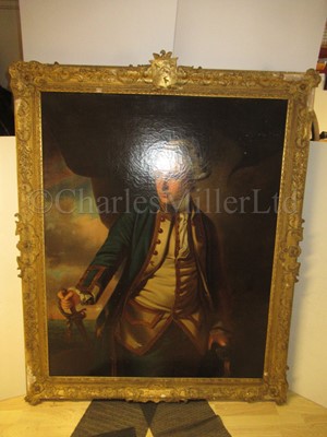 Lot 180 - AFTER FRANCIS COATES (19TH CENTURY) : Portrait of John Jervis, Earl of St Vincent circa 1769