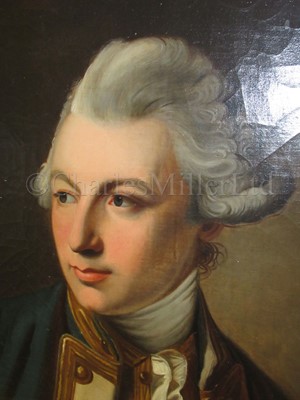 Lot 180 - AFTER FRANCIS COATES (19TH CENTURY) : Portrait of John Jervis, Earl of St Vincent circa 1769