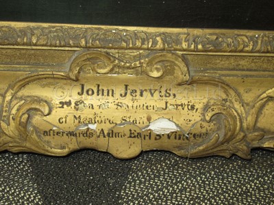 Lot 180 - AFTER FRANCIS COATES (19TH CENTURY) : Portrait of John Jervis, Earl of St Vincent circa 1769