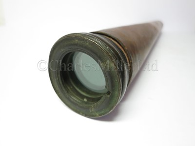 Lot 184 - A 1½IN. SINGLE-DRAW MARINE TELESCOPE OF CIRCA 1810