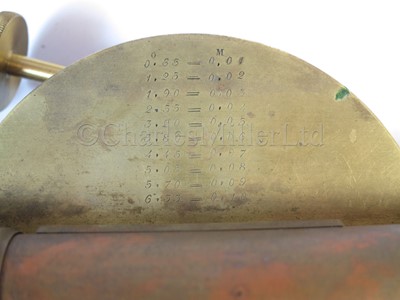 Lot 184 - A 1½IN. SINGLE-DRAW MARINE TELESCOPE OF CIRCA 1810