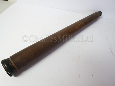 Lot 184 - A 1½IN. SINGLE-DRAW MARINE TELESCOPE OF CIRCA 1810