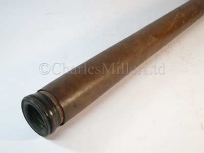 Lot 184 - A 1½IN. SINGLE-DRAW MARINE TELESCOPE OF CIRCA 1810