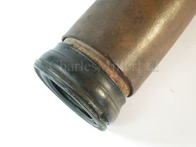 Lot 184 - A 1½IN. SINGLE-DRAW MARINE TELESCOPE OF CIRCA 1810