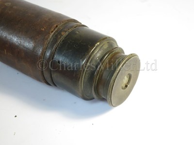 Lot 184 - A 1½IN. SINGLE-DRAW MARINE TELESCOPE OF CIRCA 1810