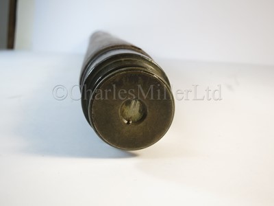 Lot 184 - A 1½IN. SINGLE-DRAW MARINE TELESCOPE OF CIRCA 1810