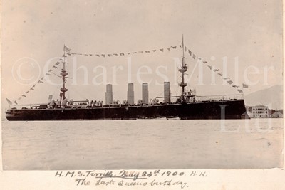 Lot 259 - NAVAL PHOTOGRAPH ALBUM, CIRCA 1900