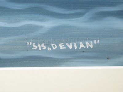 Lot 146 - NEAPOLITAN SCHOOL (20TH CENTURY) : Fair and foul portraits of the S.S. ‘Devian’, circa 1910