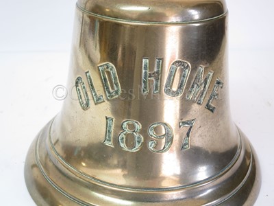 Lot 126 - A SHIP’S BELL FROM THE COASTER S.S. OLD HOME, 1897