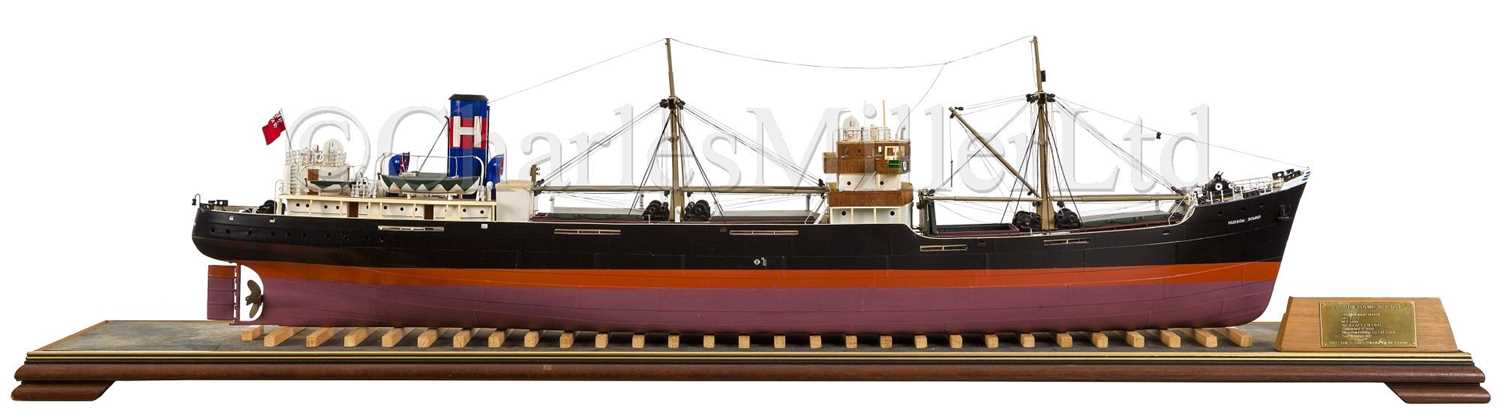 Lot 164 - A BOARDROOM DISPLAY MODEL FOR THE M.V. HUDSON SOUND [1950]