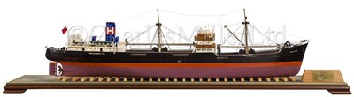 Lot 164 - A BOARDROOM DISPLAY MODEL FOR THE M.V. HUDSON SOUND [1950]
