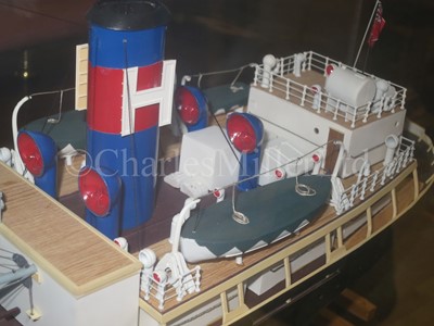 Lot 164 - A BOARDROOM DISPLAY MODEL FOR THE M.V. HUDSON SOUND [1950]
