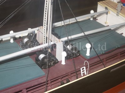 Lot 164 - A BOARDROOM DISPLAY MODEL FOR THE M.V. HUDSON SOUND [1950]