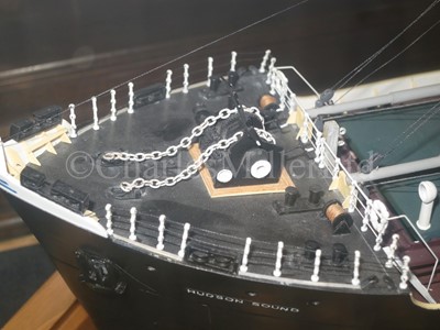 Lot 164 - A BOARDROOM DISPLAY MODEL FOR THE M.V. HUDSON SOUND [1950]