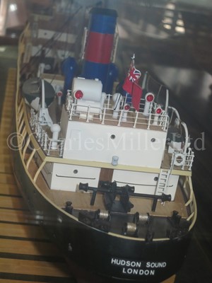 Lot 164 - A BOARDROOM DISPLAY MODEL FOR THE M.V. HUDSON SOUND [1950]