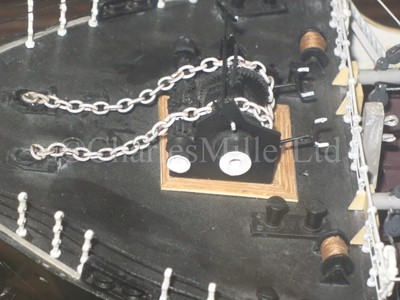 Lot 164 - A BOARDROOM DISPLAY MODEL FOR THE M.V. HUDSON SOUND [1950]