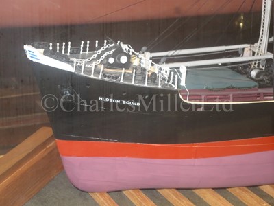 Lot 164 - A BOARDROOM DISPLAY MODEL FOR THE M.V. HUDSON SOUND [1950]