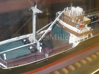 Lot 164 - A BOARDROOM DISPLAY MODEL FOR THE M.V. HUDSON SOUND [1950]