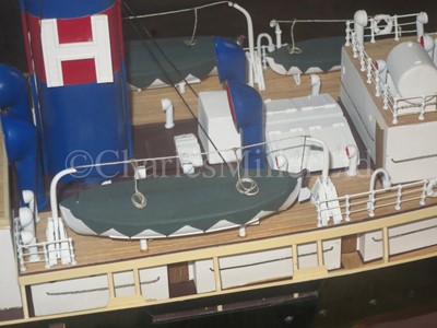 Lot 164 - A BOARDROOM DISPLAY MODEL FOR THE M.V. HUDSON SOUND [1950]